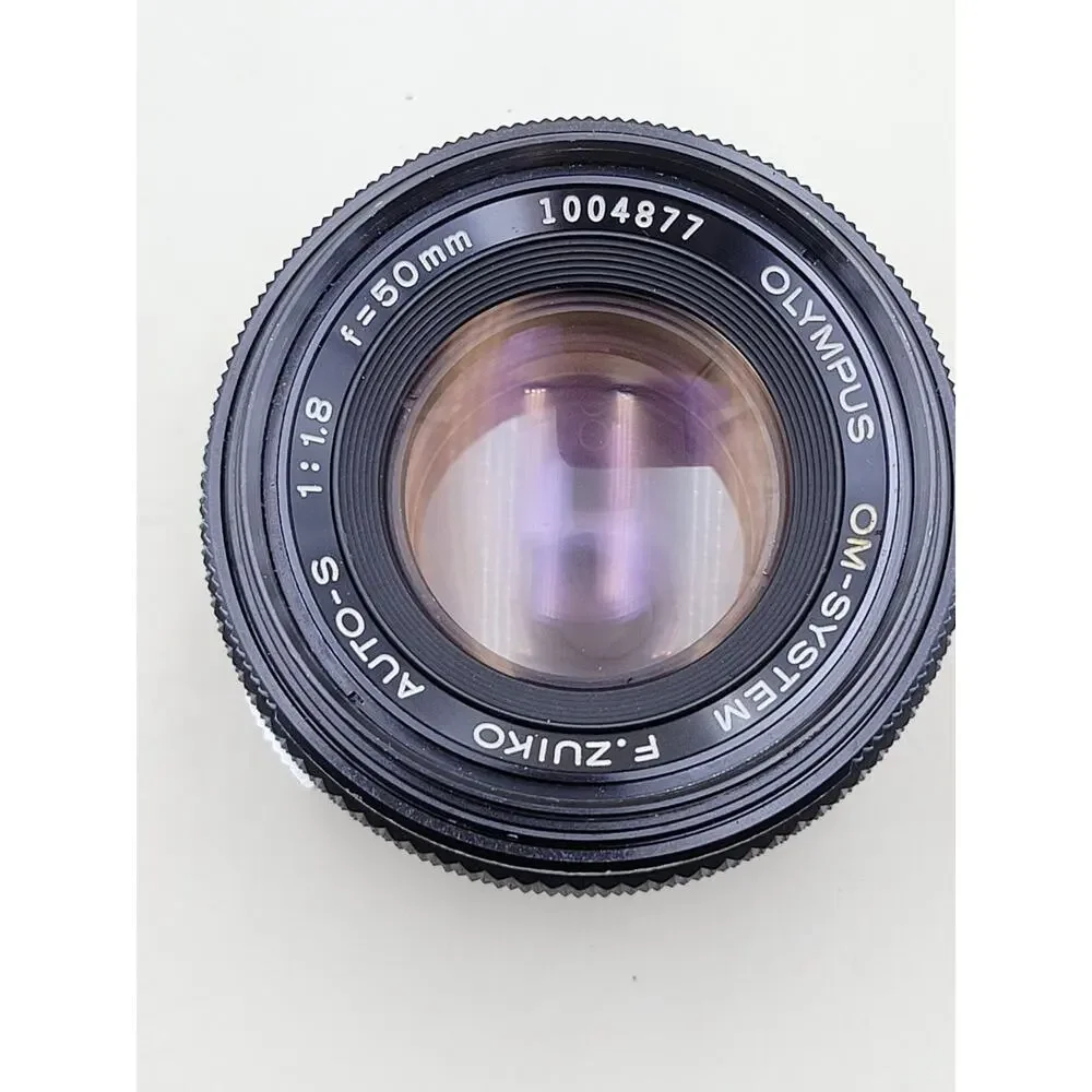 Olympus F.Zuiko Auto-S 50mm f/1.8 Standard 50mm Black Metal